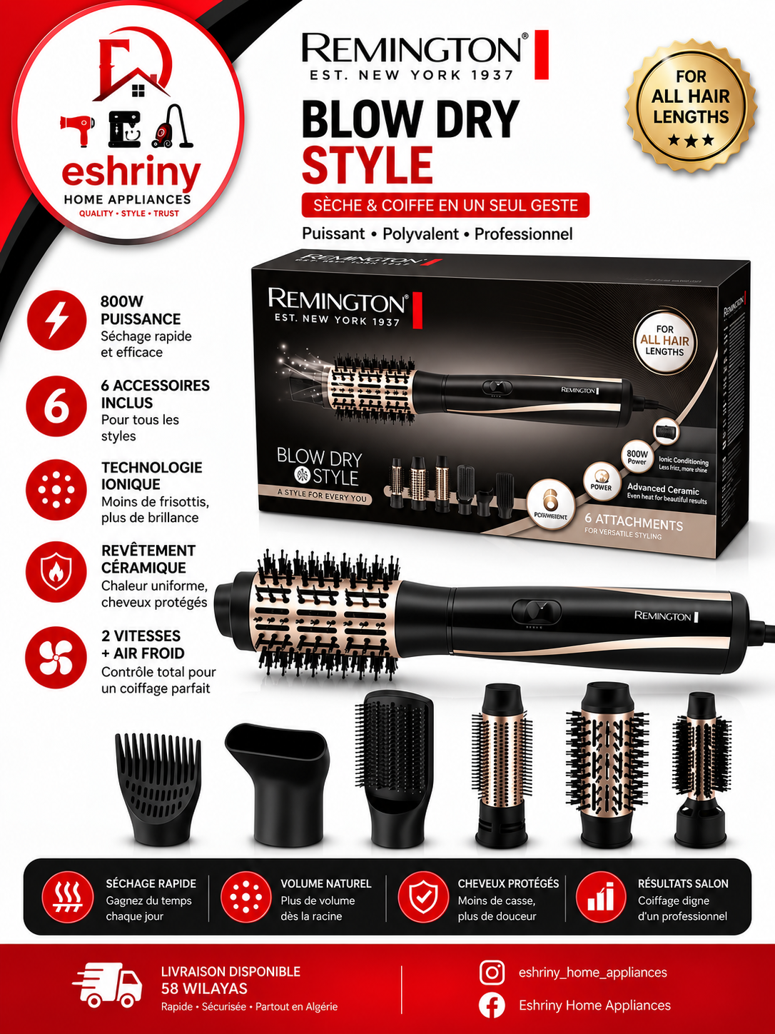 REMINGTON® BLOW DRY STYLE